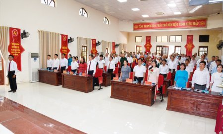 Chi bộ Cao Sơn, trực thuộc Đảng bộ thị trấn Rừng Thông  Đại hội nhiệm kỳ 2022 – 2025.
